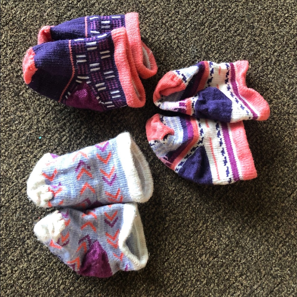 Smart wool baby socks
